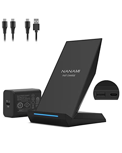 ワイヤレス充電器（新品） Amazon.co.jp: NANAMI ワイヤレス充電器 (USB-C 20W出力の急速